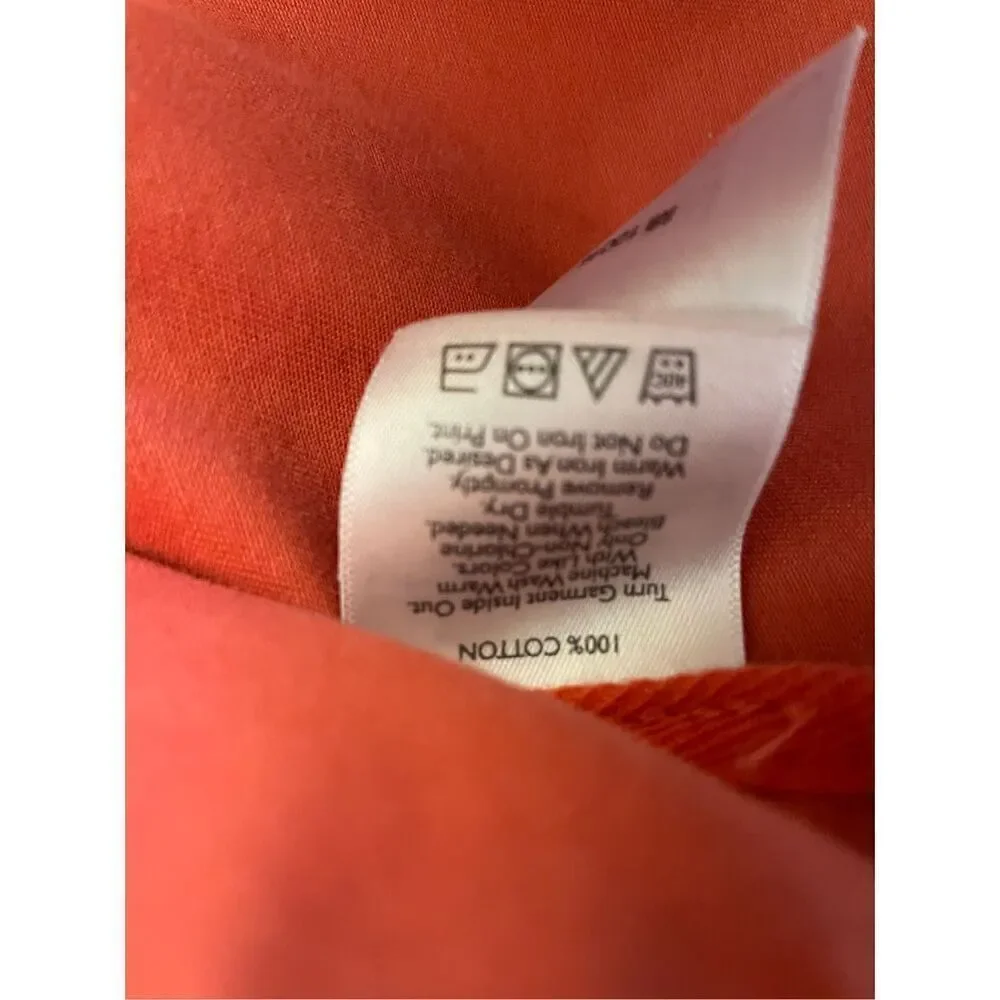 Eddie Bauer Legend Wash Coral Button Down Long Sleeve Utility Style Jacket Size